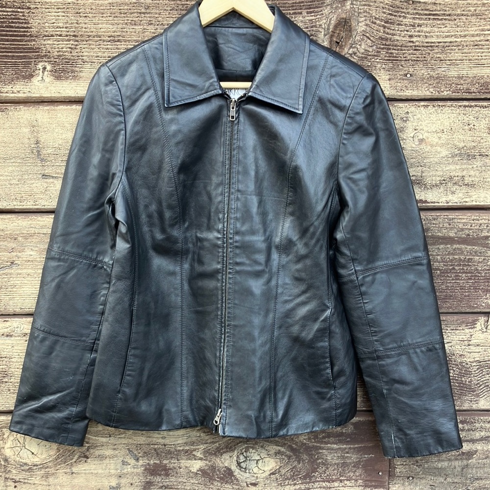 Vakko Sport Leather Jacket